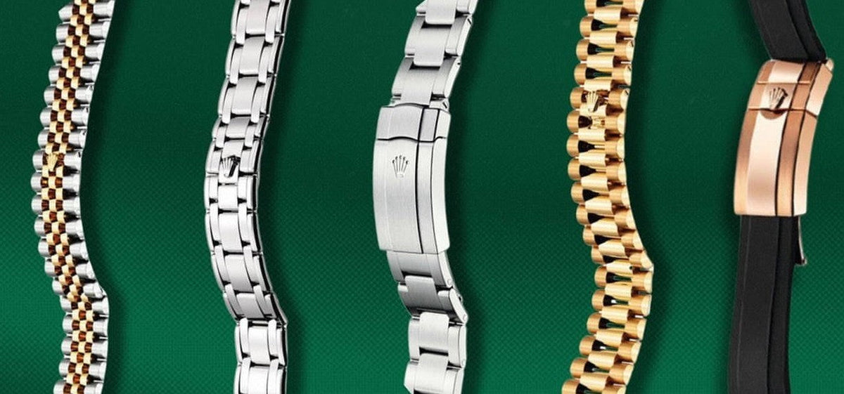 Rolex Bracelet Types: A Collector’s Guide to Oyster, Jubilee, President, and Oysterflex