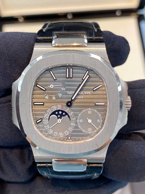 Patek Philippe Nautilus Moon Phase Power Reserve 5712G SOLD