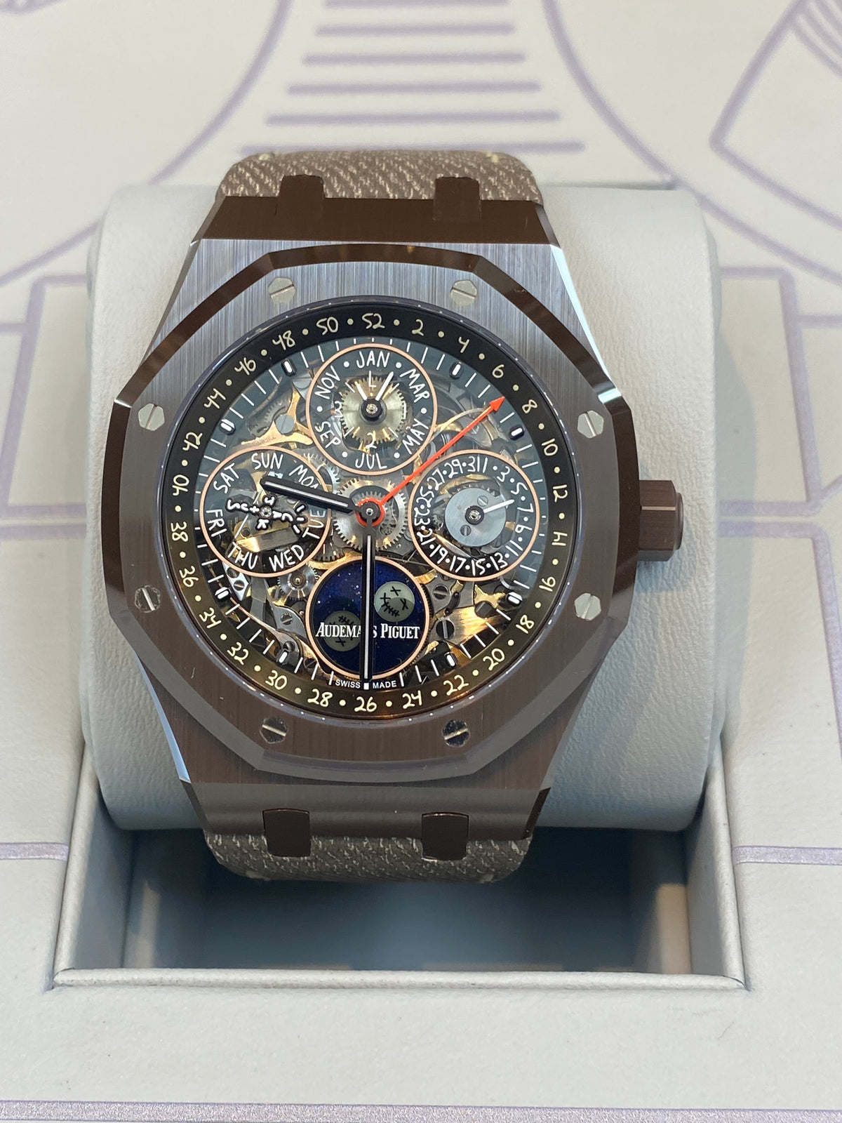 Audemars Piguet Royal Oak Perpetual Calendar Openworked "Cactus Jack" Travis Scott 26585CM.OO.D301VE.01 SOLD