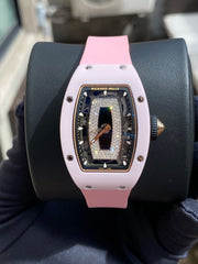 Richard Mille RM 07-01 Pink Ceramic White Gold Black Onyx Diamond RM 07-01 SOLD