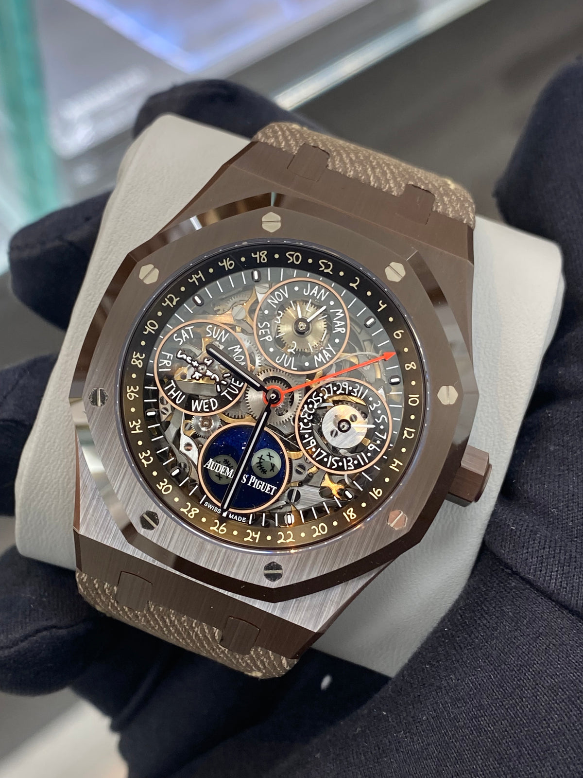 Audemars Piguet Royal Oak Perpetual Calendar Openworked "Cactus Jack" Travis Scott 26585CM.OO.D301VE.01 SOLD