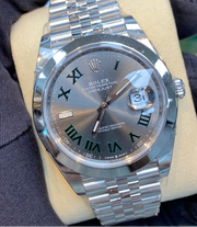 Rolex Datejust 41 Slate Green Roman 126300 SOLD