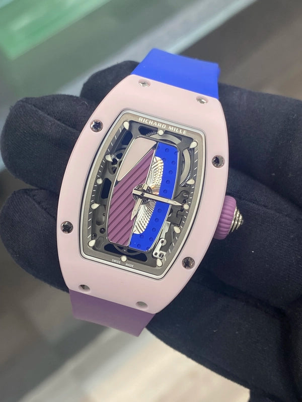 Richard Mille RM 07-01 Pink Ceramic Blue Purple Limited Edition 50 Pieces RM 07-01 SOLD