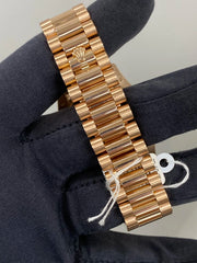 Rolex Day-Date II Black Chocolate Wave Dial 218235 SOLD