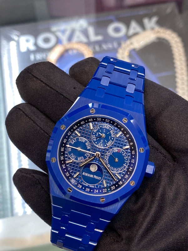 Audemars Piguet Royal Oak Perpetual Calendar Blue Ceramic 26579CS.OO.1225CS.01 SOLD
