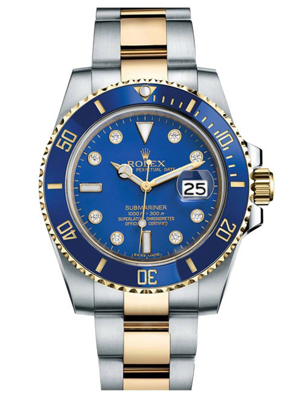 Rolex Submariner 116613LB Card 2014 SOLD