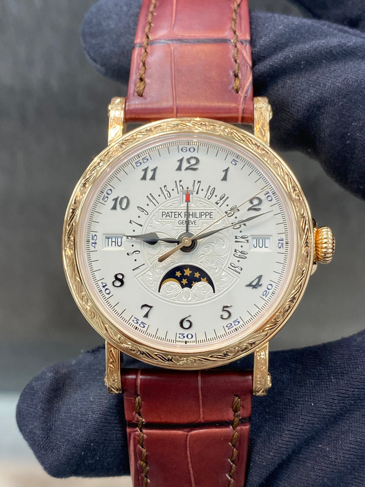 Patek Philippe Grand Complications Retrograde Perpetual Calendar Rare Handcrafts 5160/500R-001 Complete 2026 SOLD