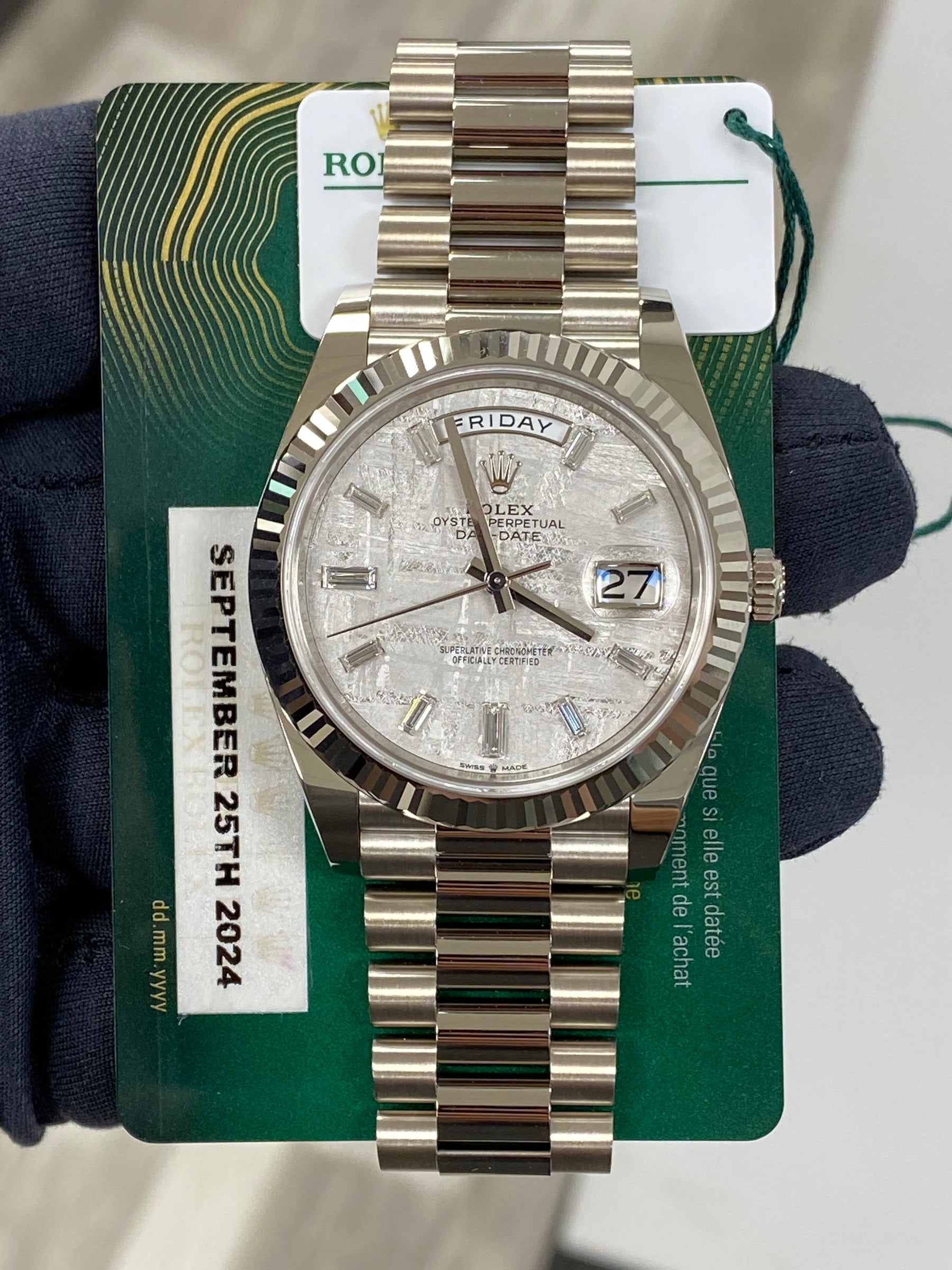 Rolex Day-Date 40 228239 Card 2024