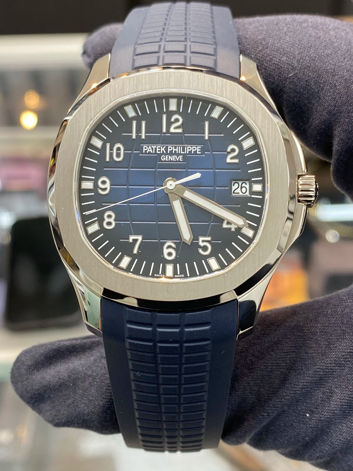 Patek Philippe Aquanaut 5168G-001 — listing photograph