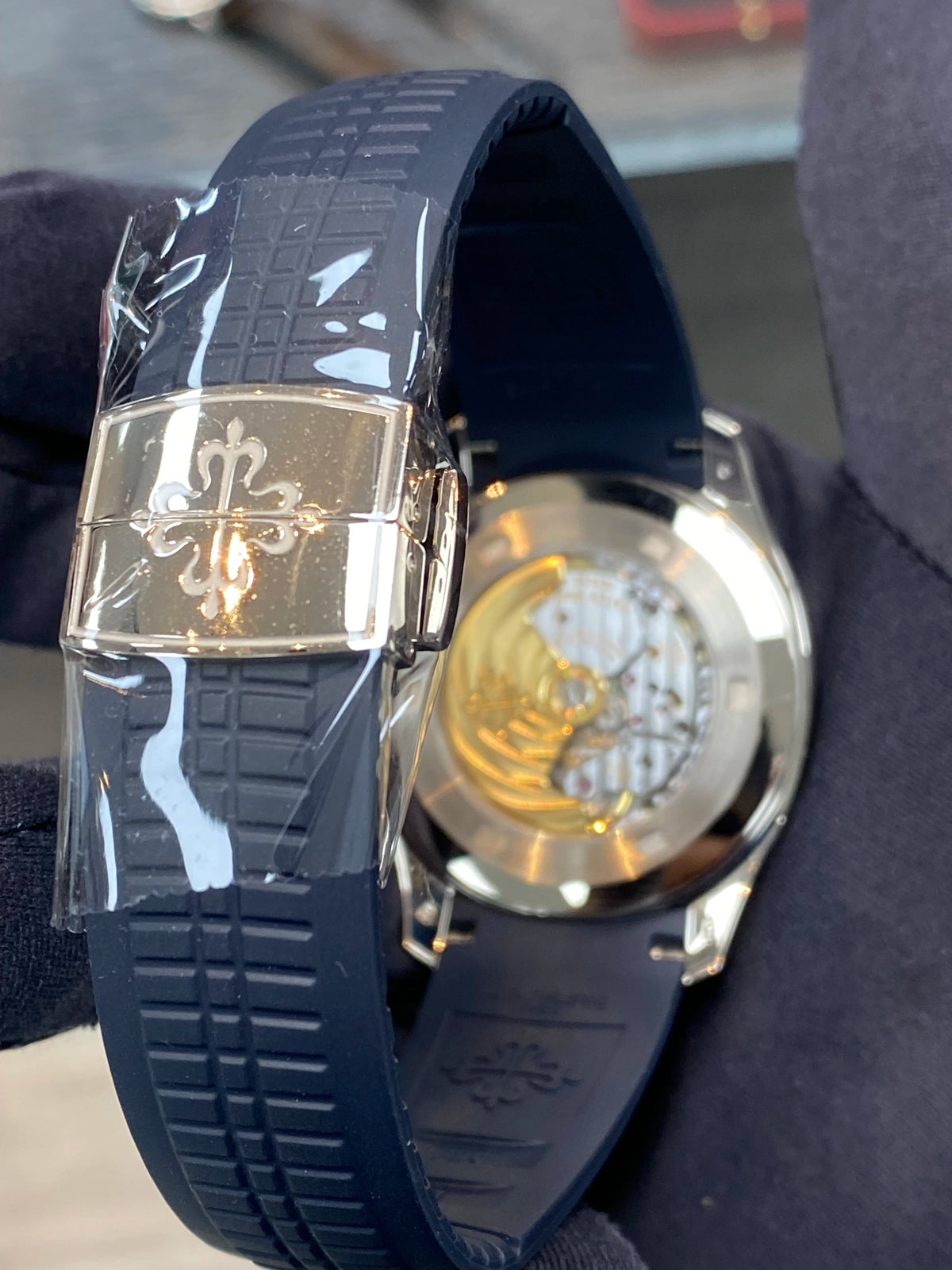 Patek Philippe Aquanaut 5168G-001 — listing photograph