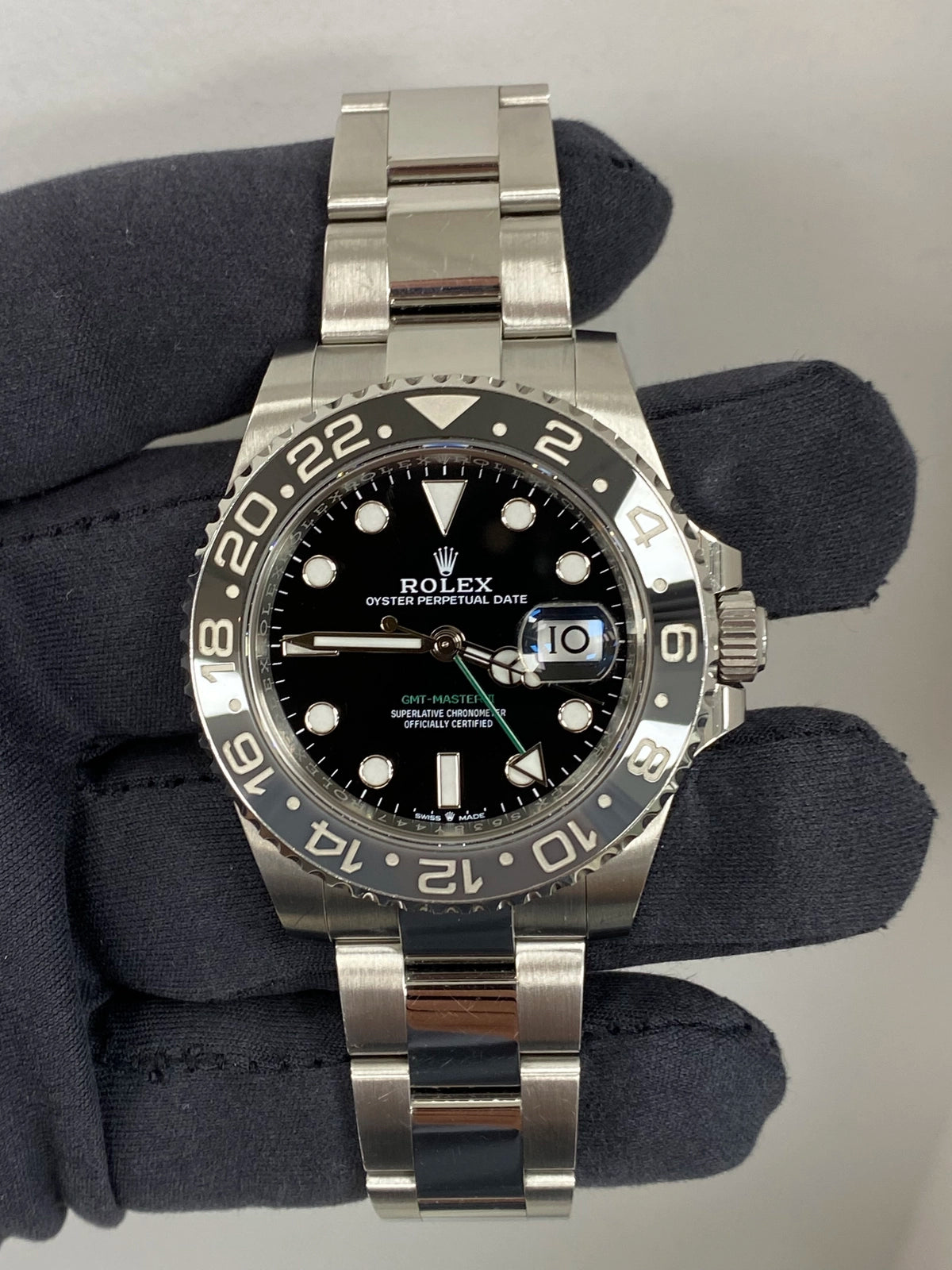 Rolex GMT-Master II Bruce Wayne 126710GRNR Card 2025