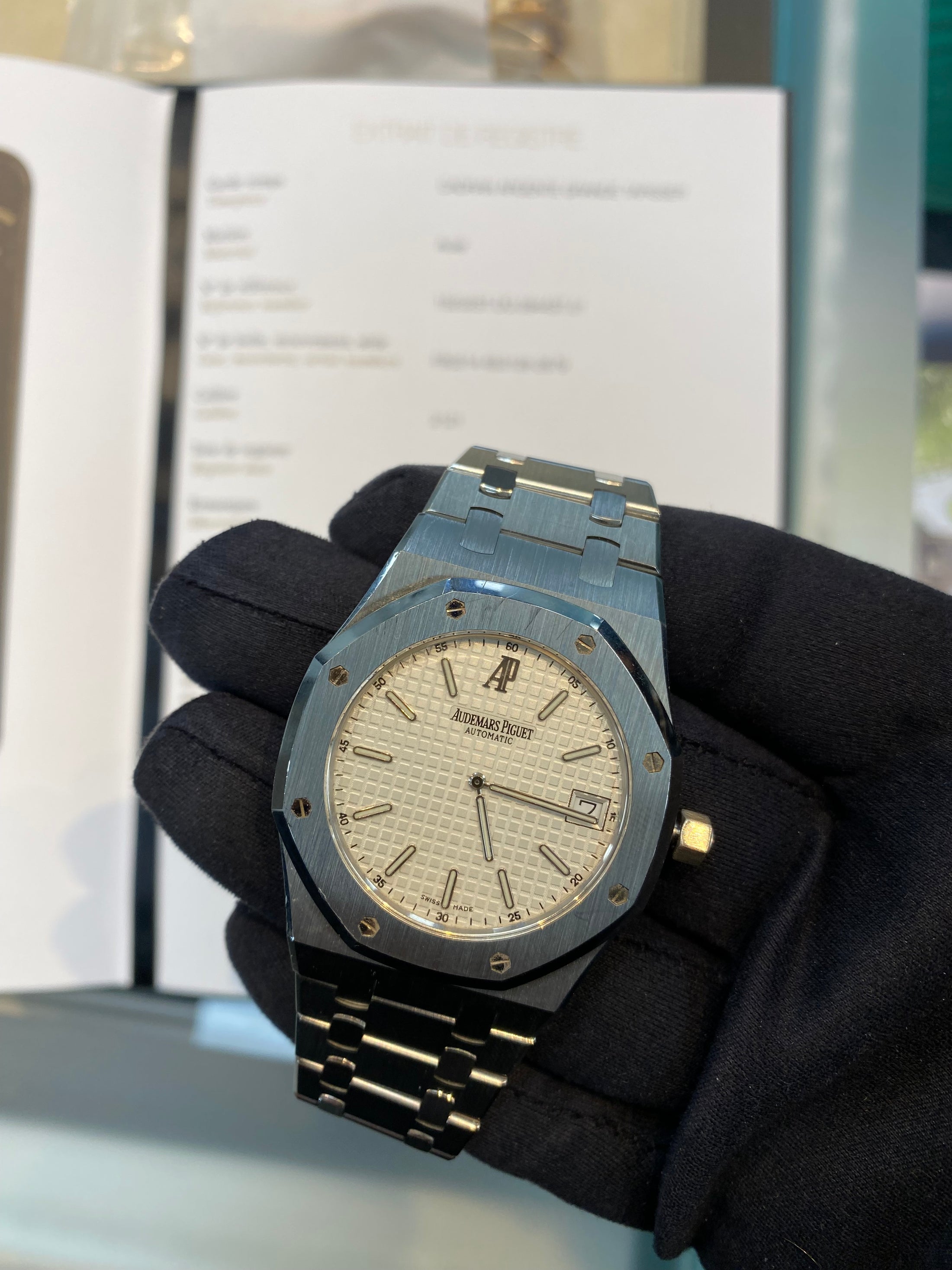 Audemars Piguet Royal Oak "Jumbo" Extra-Thin 15202ST.OO.0944ST.01 Archives 2008