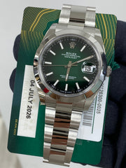 Rolex Datejust 41 126300 Card 2026 SOLD