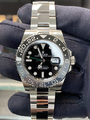 Rolex GMT-Master II Bruce Wayne 126710GRNR — listing photograph