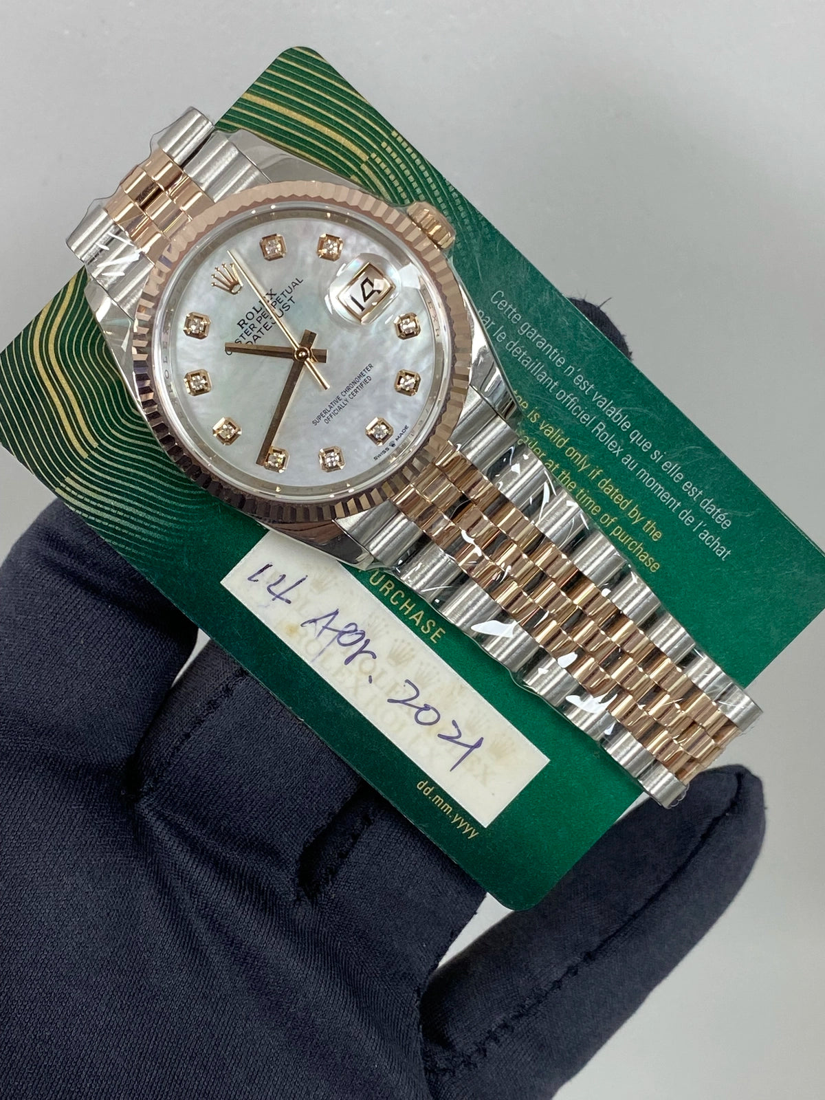 Rolex Datejust 36 126231 Card 2021