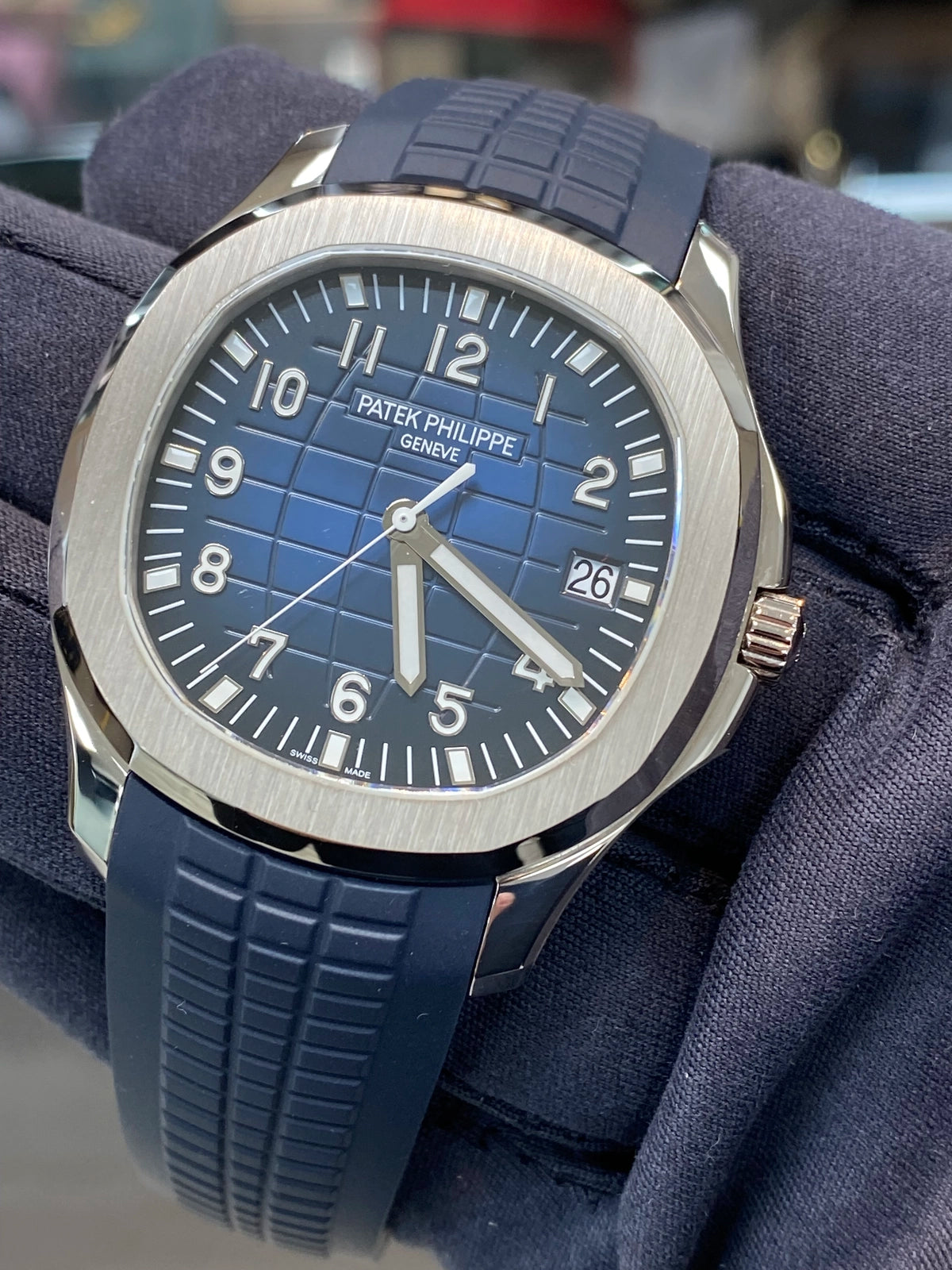 Patek Philippe Aquanaut 5168G-001 — listing photograph