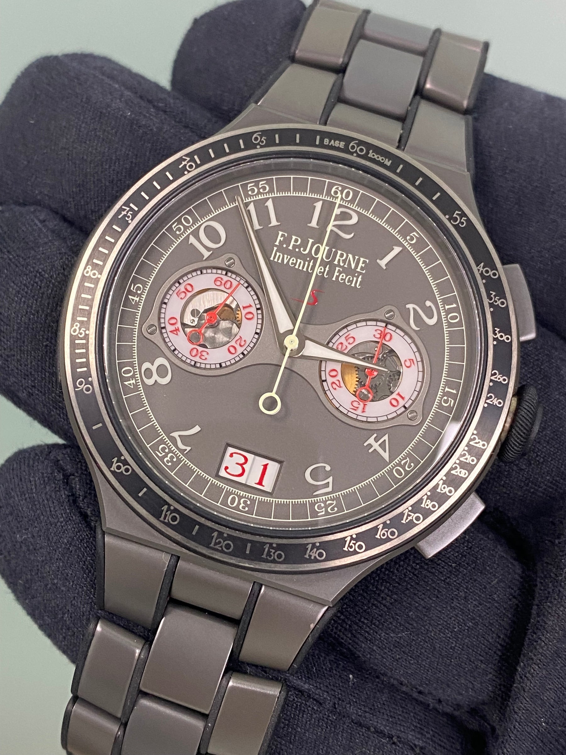 FP Journe Chronograph Rattrapante Chronograph Rattrapante Ti Complete 2019