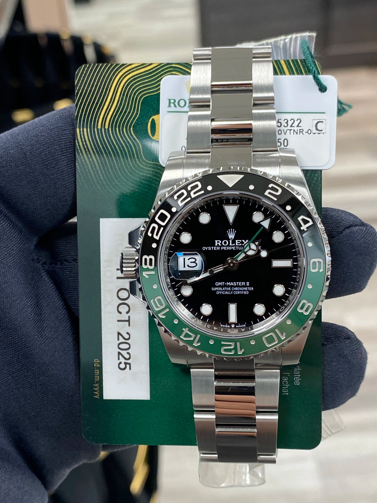 Rolex GMT-Master II 126720VTNR Papers 2025