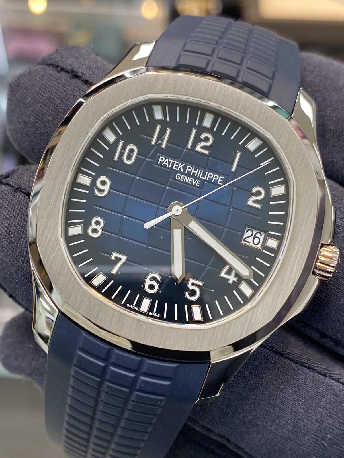 Patek Philippe Aquanaut 5168G-001 — listing photograph