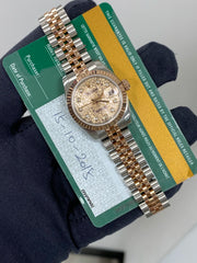 Rolex Datejust Lady 179171 Card 2018 SOLD