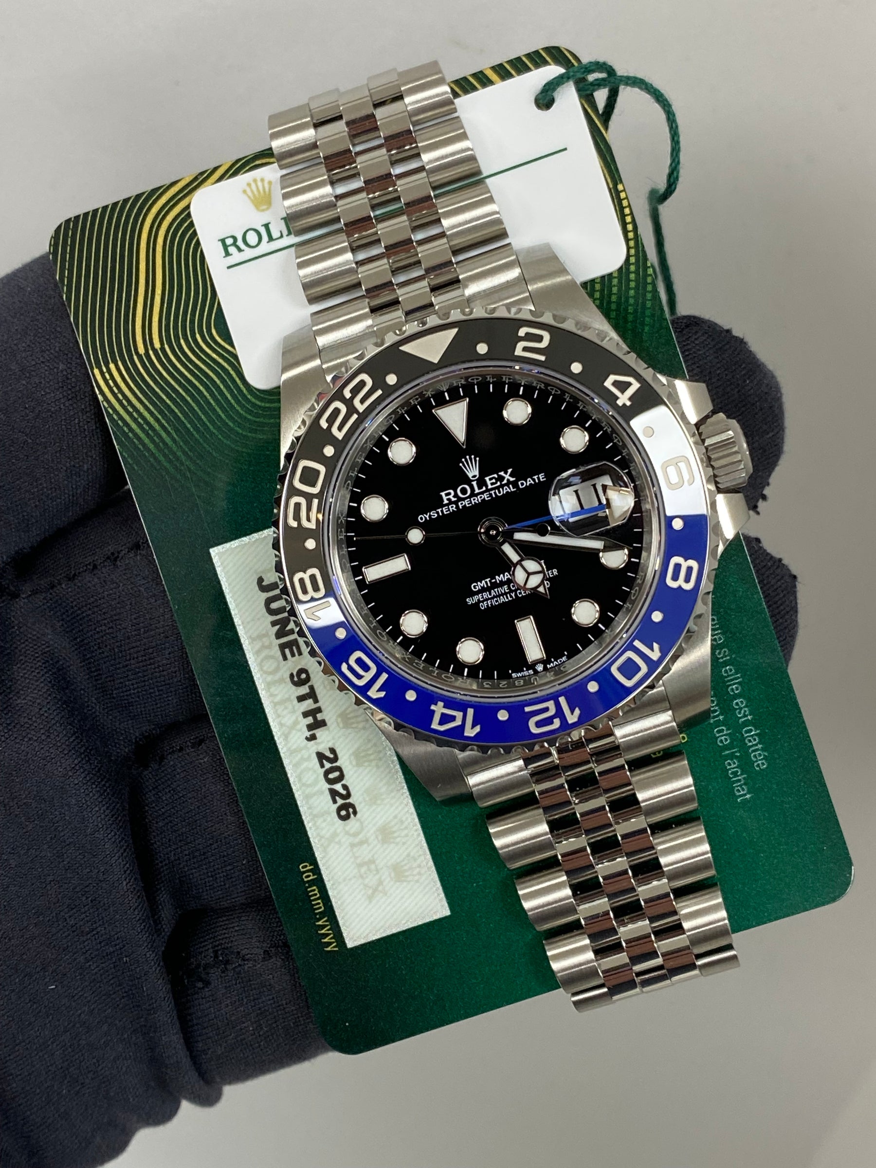 Rolex GMT-Master II Batgirl 126710BLNR Card 2026