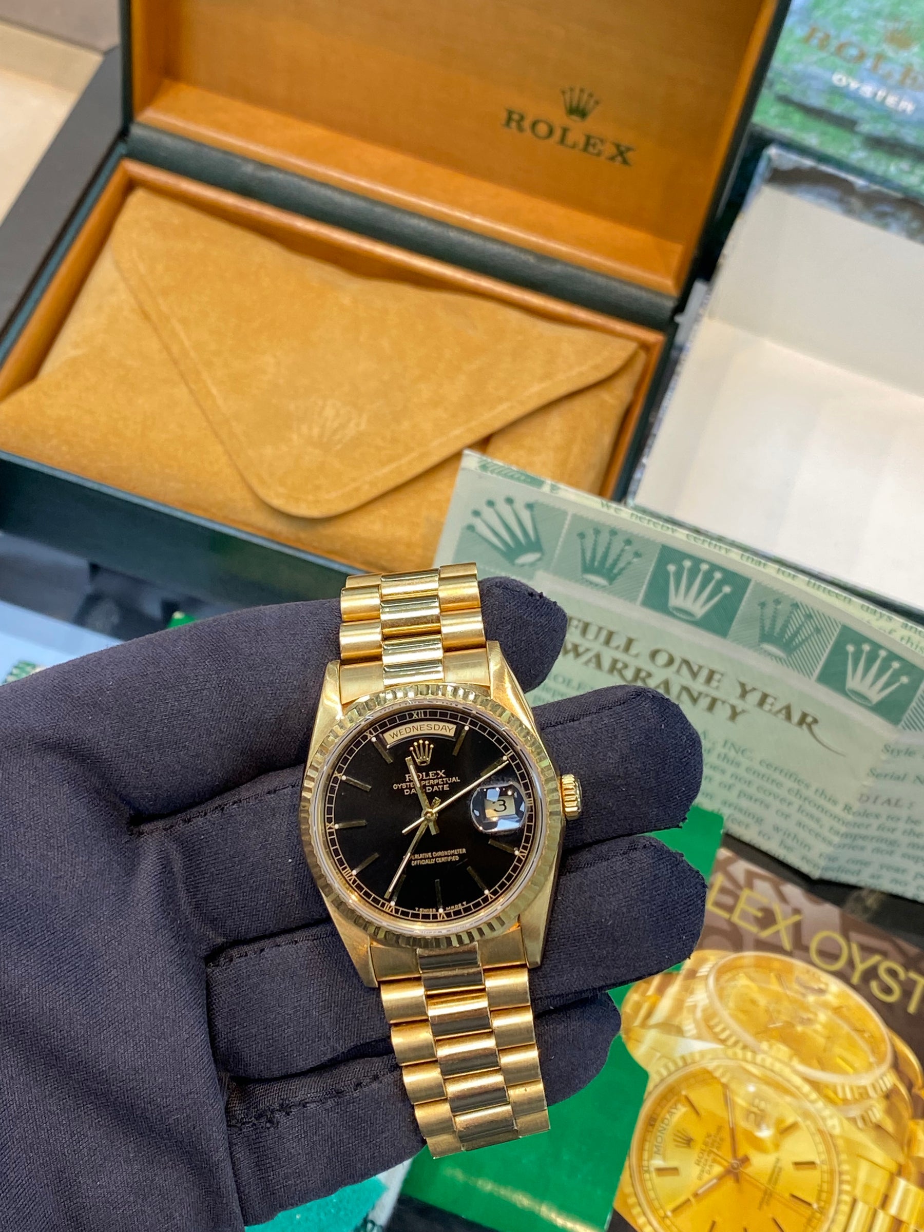 Rolex Daydate 18238 Papers 1994