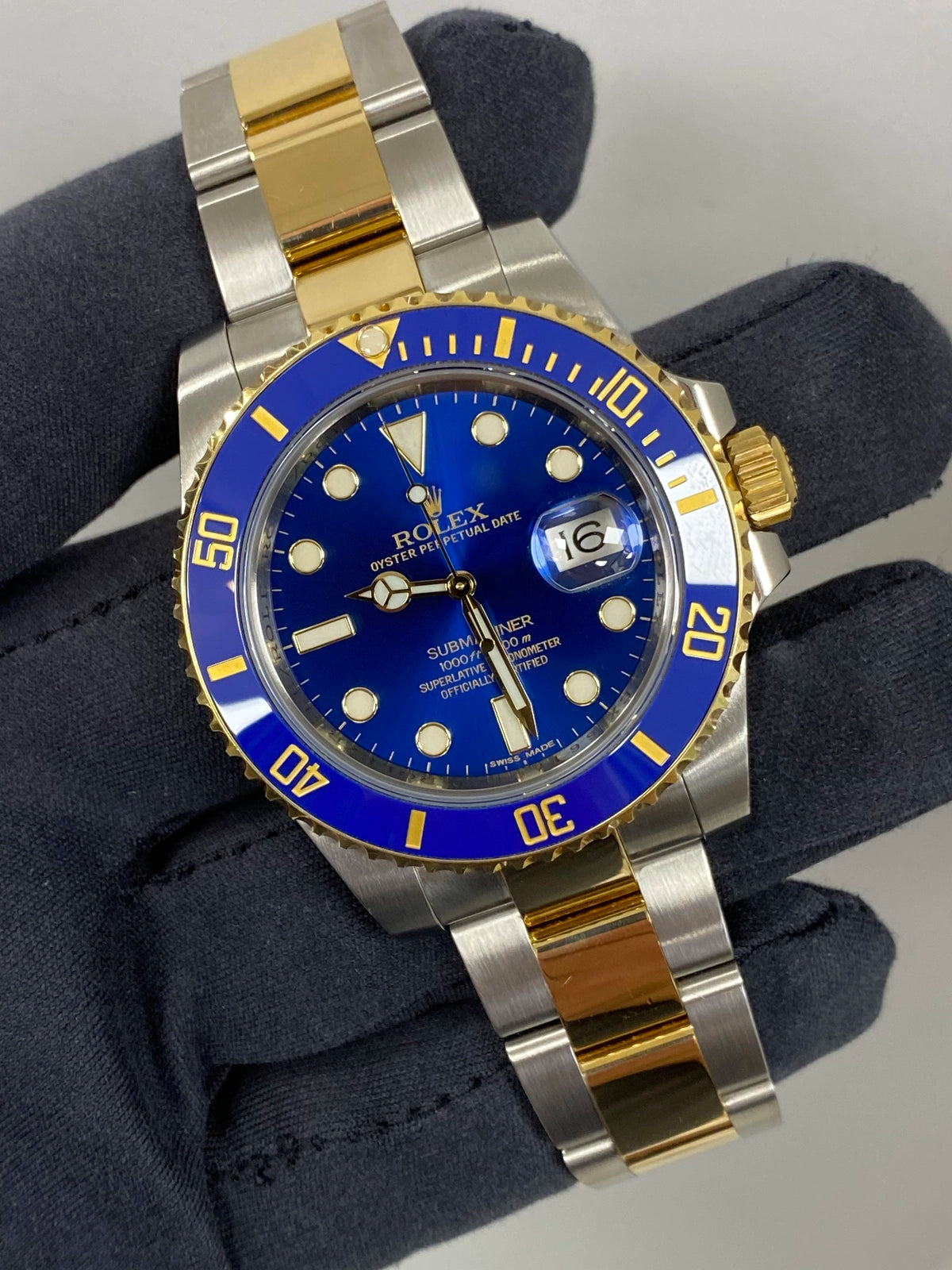 Rolex Submariner 116613LB Card 2014 SOLD