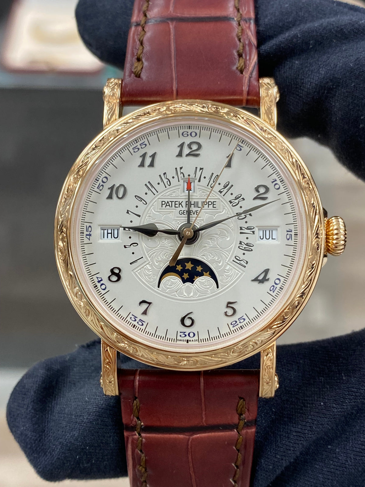 Patek Philippe Grand Complications Retrograde Perpetual Calendar Rare Handcrafts 5160/500R-001 Complete 2026 SOLD