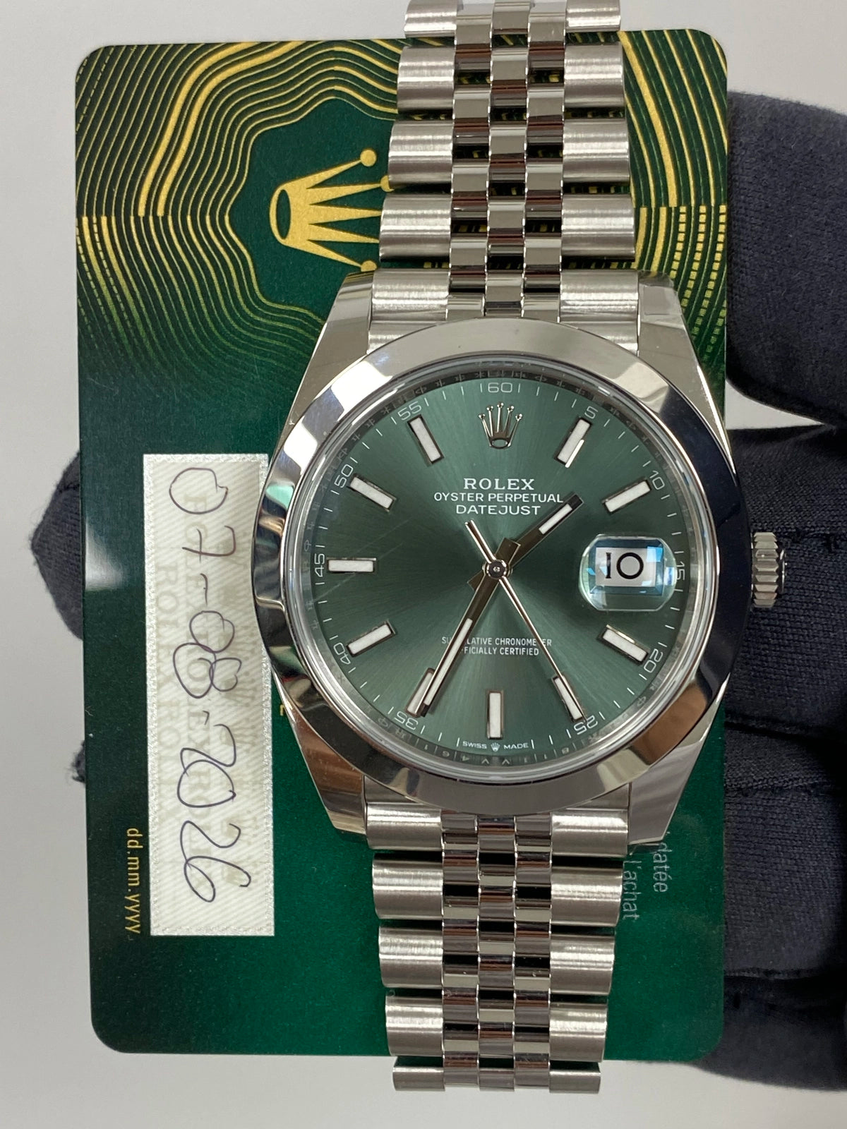 Rolex Datejust 41 126300 Card 2026 SOLD