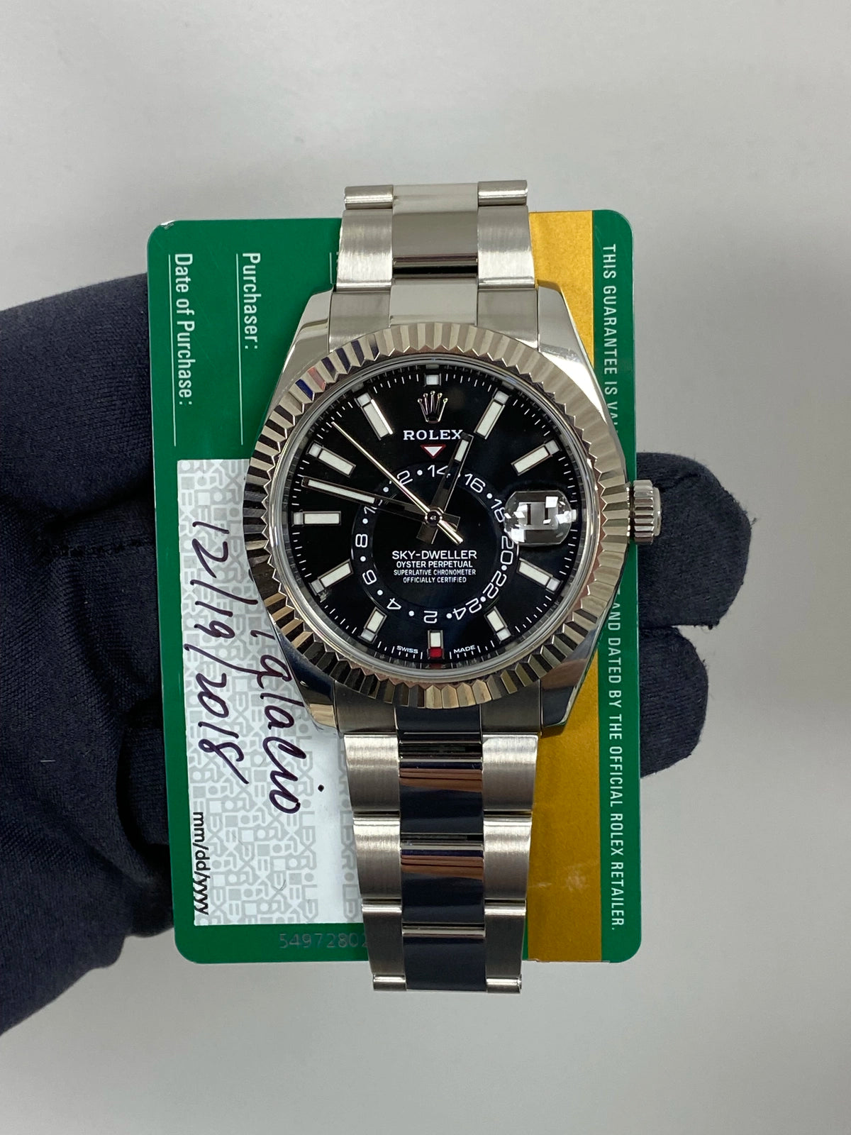 Rolex Sky-Dweller 326934 — listing photograph