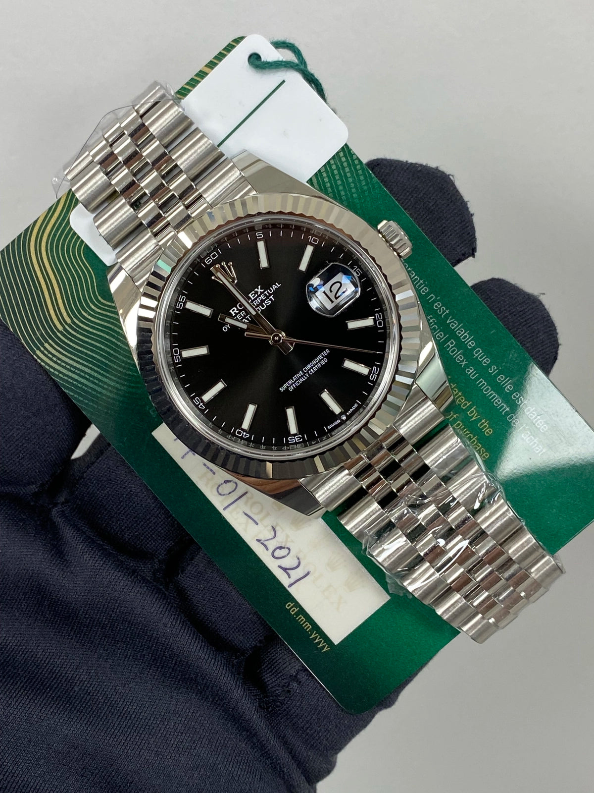 Rolex Datejust 41 126334 Card 2021