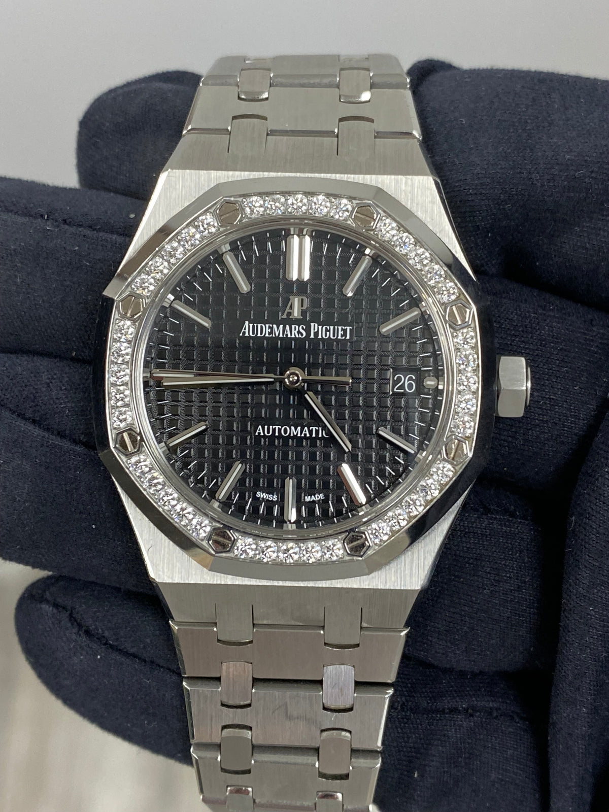 Audemars Piguet Ladies Royal Oak 15451ST.ZZ.1256ST.01 Complete 2016