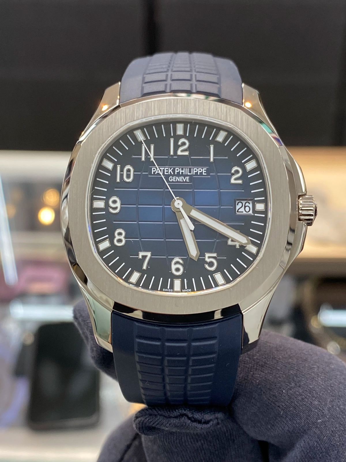 Patek Philippe Aquanaut 5168G-001 — listing photograph