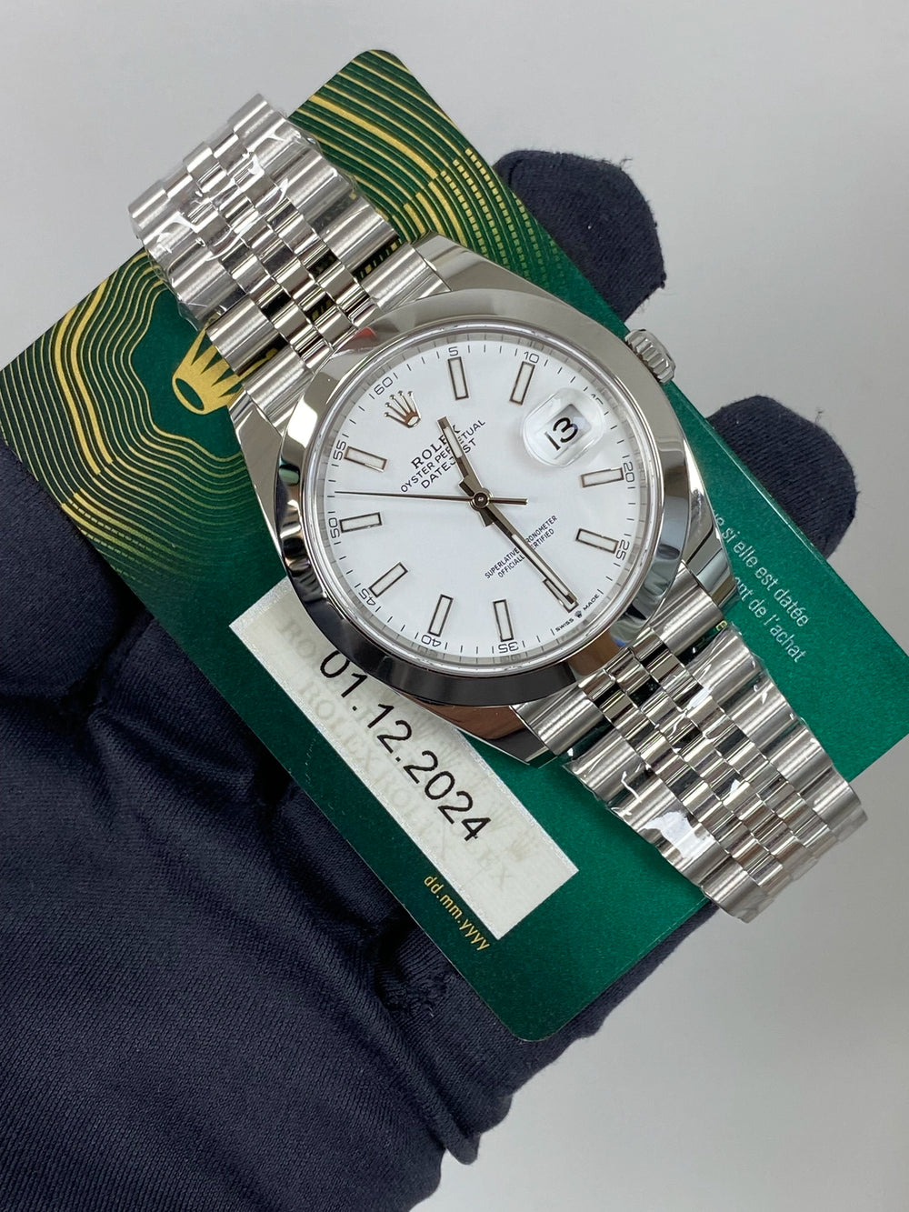 Rolex Datejust 41 126300 Card 2024