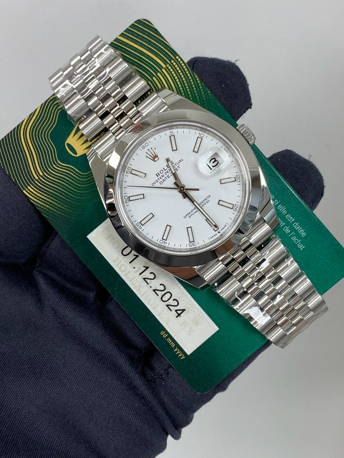 Rolex Datejust 41 126300 Card 2024