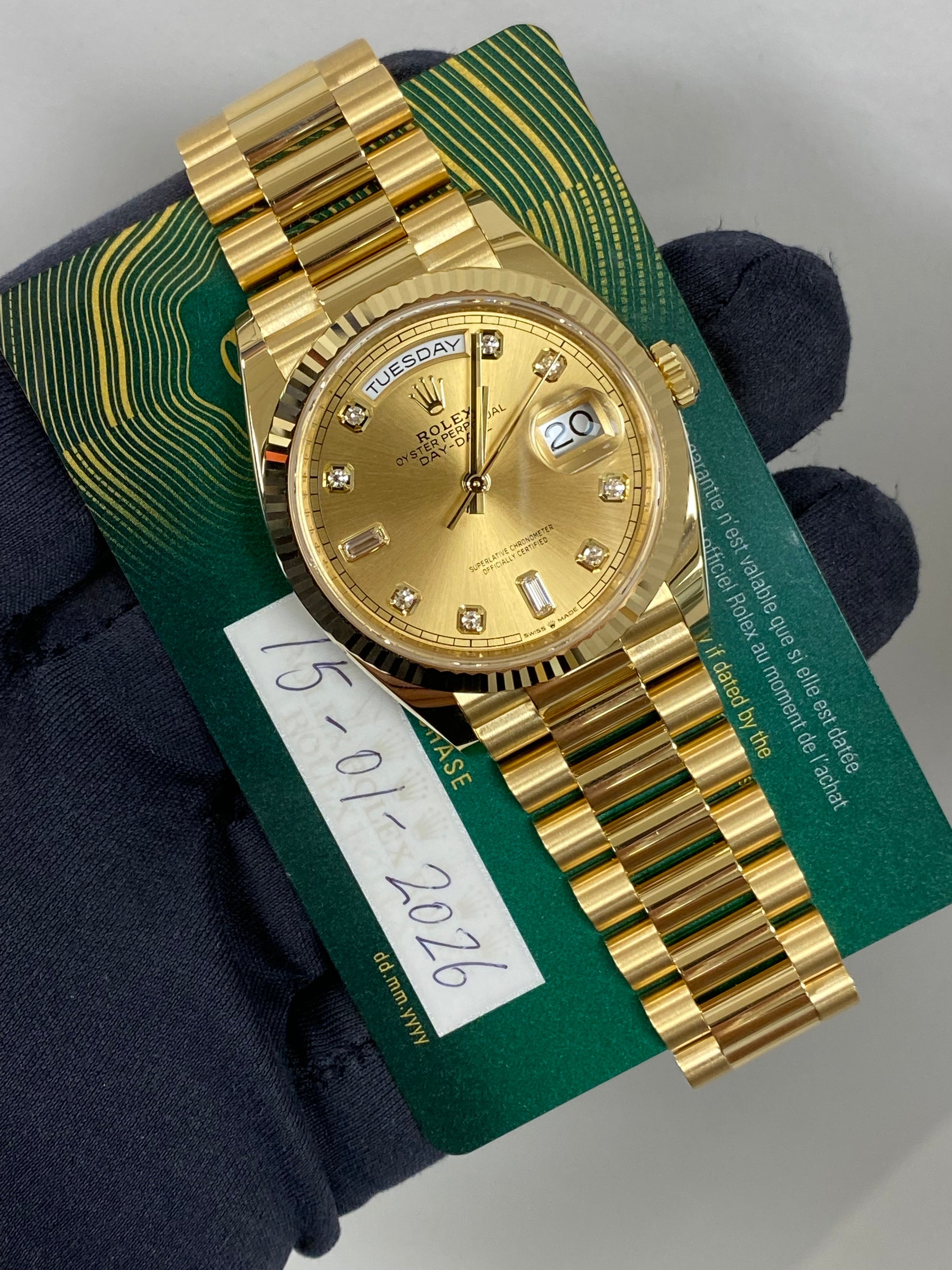 Rolex Day-Date 36 128238 Card 2026