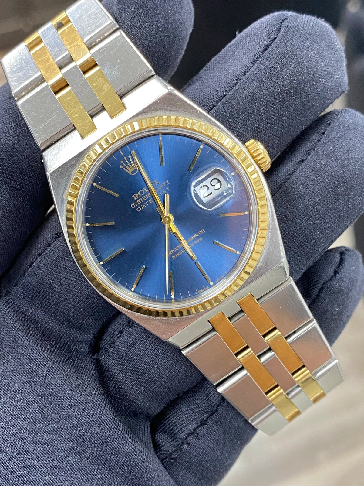 Rolex Datejust Oysterquartz 17013 Open Date SOLD