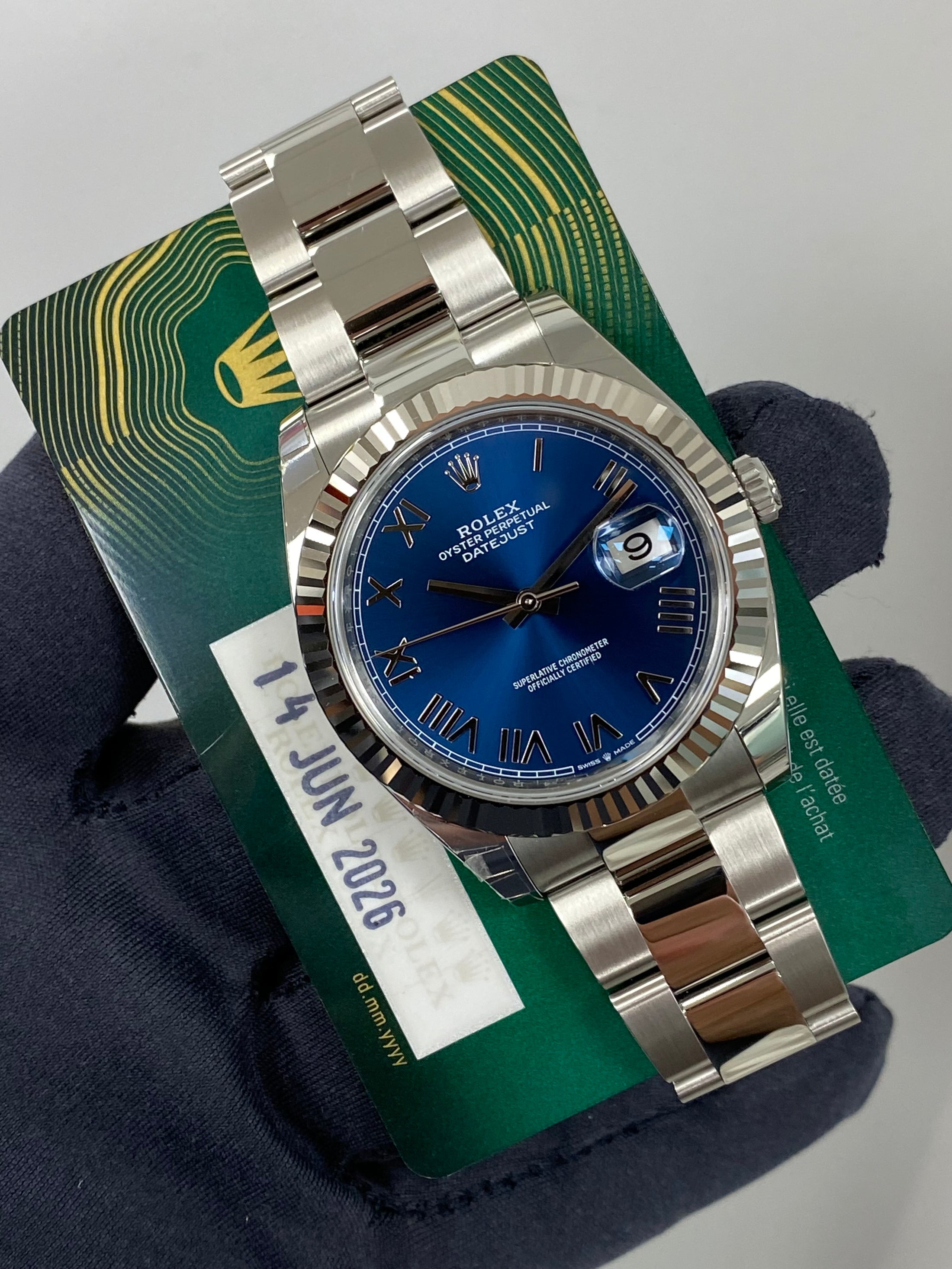 Rolex Datejust 41 126334 Card 2026 SOLD