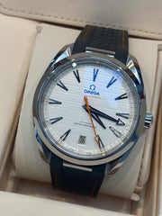 Omega Aqua Terra 150M Co-Axial Master Chronometer 220.10.41.21.02.001 Complete Open Date