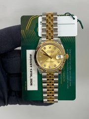 Rolex Datejust 31 278273 Card 2026 SOLD