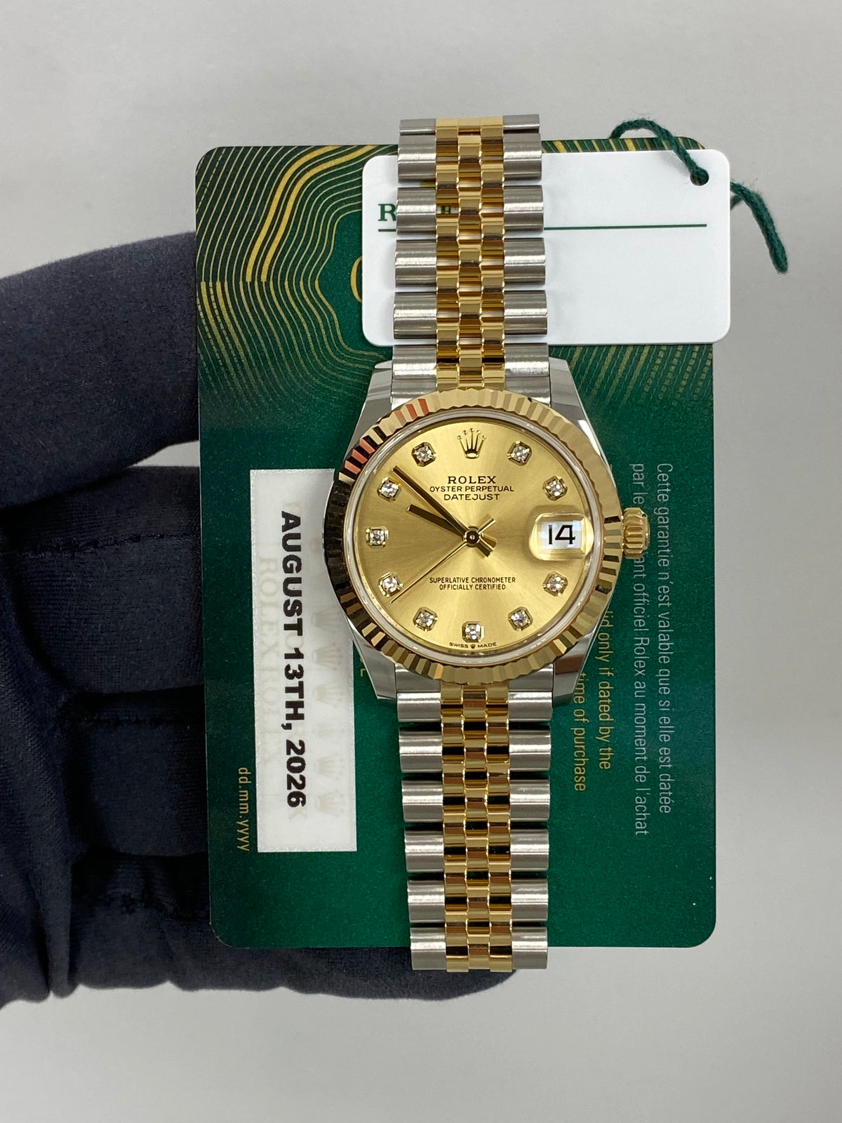 Rolex Datejust 31 278273 Card 2026 SOLD