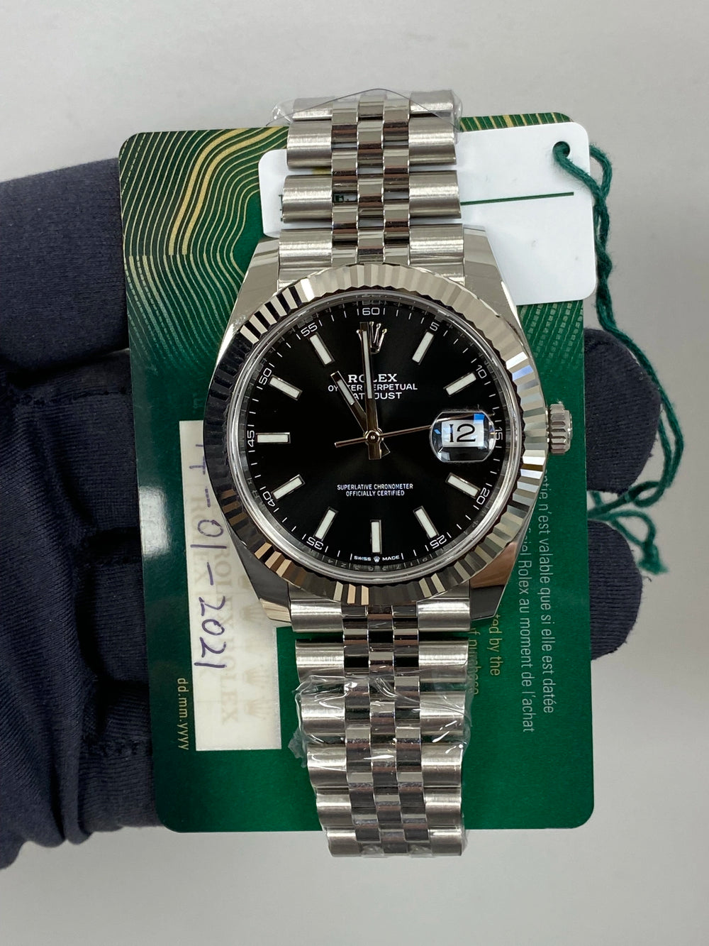 Rolex Datejust 41 126334 Card 2021