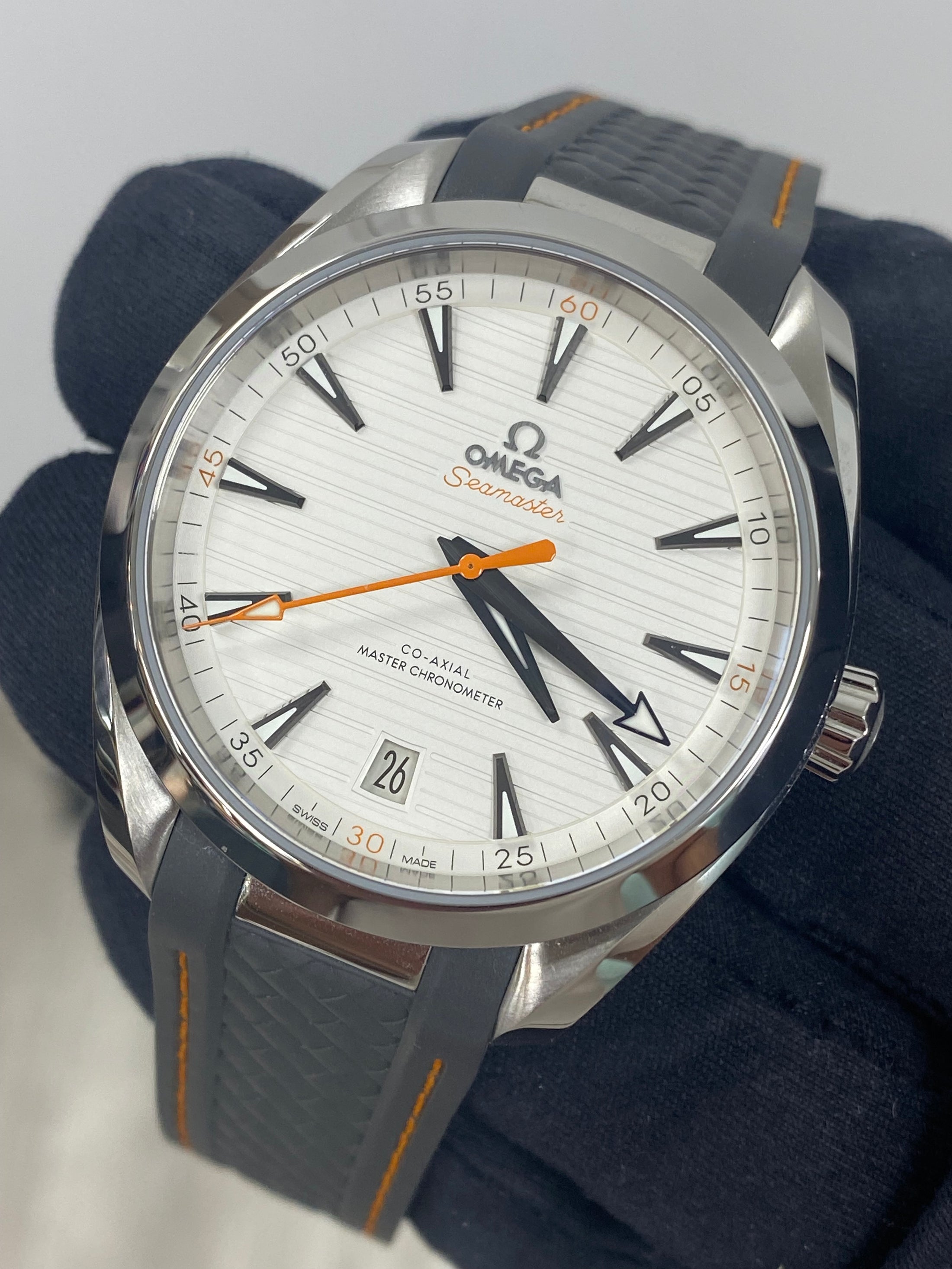 Omega Aqua Terra 150M Co-Axial Master Chronometer 220.10.41.21.02.001 Complete Open Date