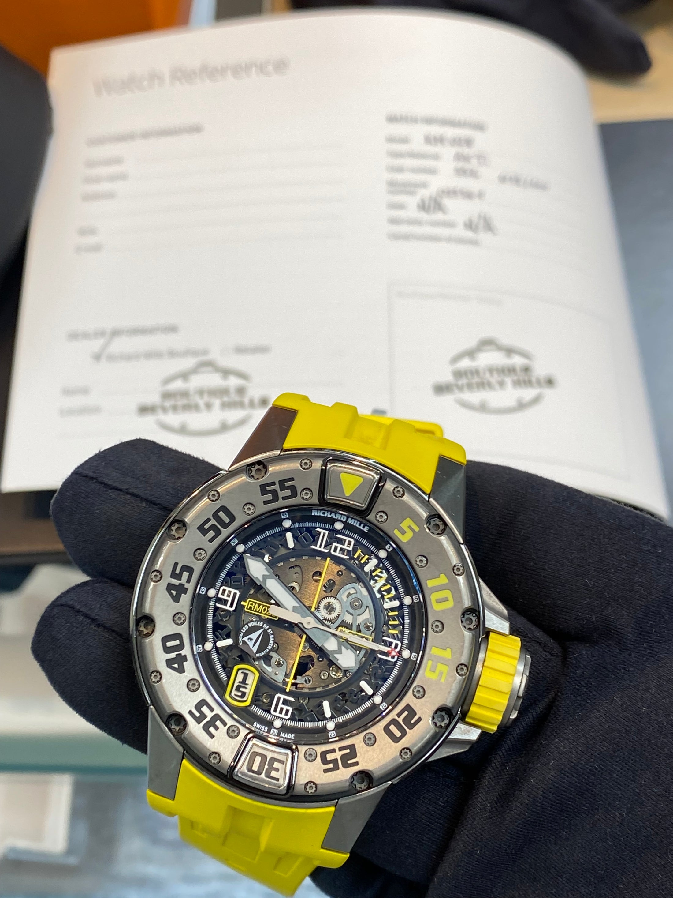 Richard Mille Rm028 Service Card Open Date
