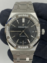 Audemars Piguet Ladies Royal Oak 15451ST.ZZ.1256ST.01 Complete 2016