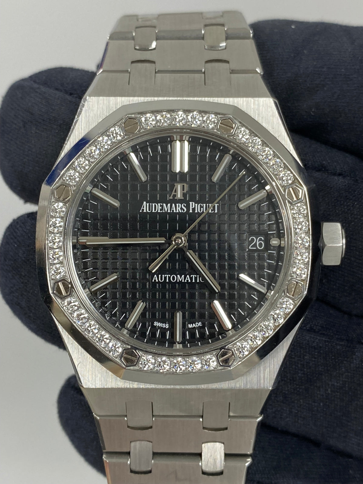 Audemars Piguet Ladies Royal Oak 15451ST.ZZ.1256ST.01 Complete 2016