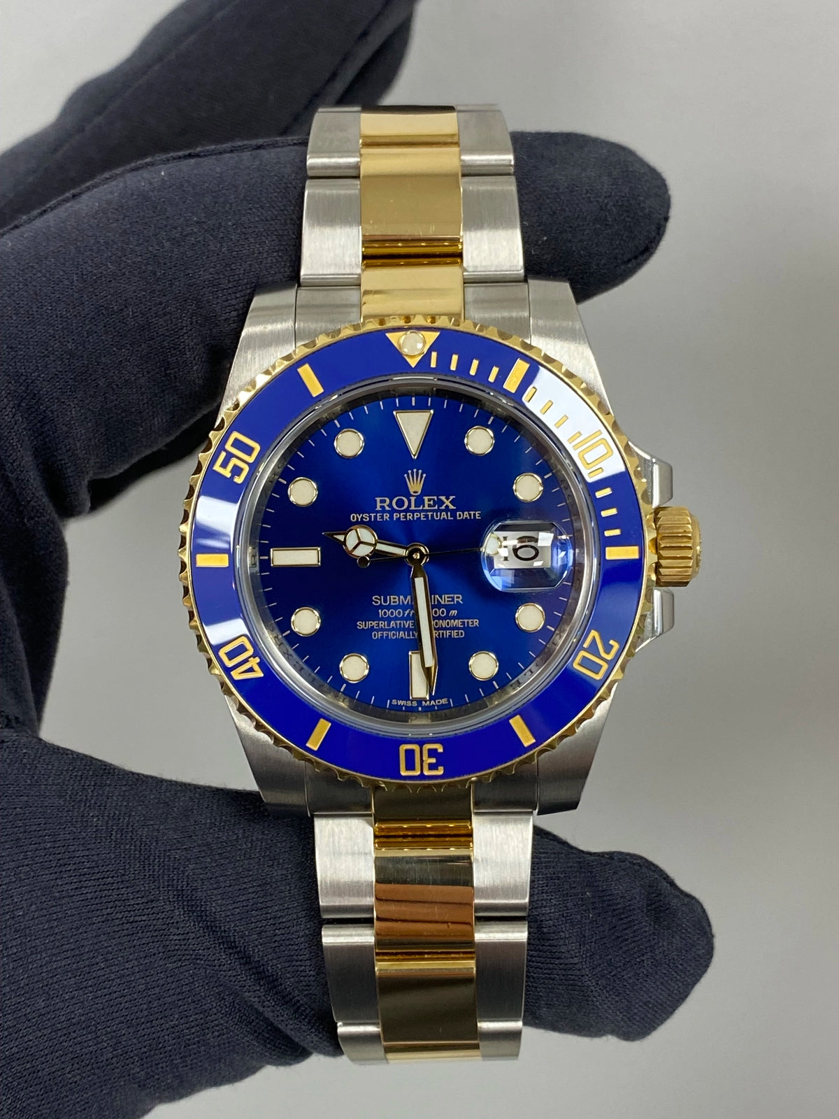 Rolex Submariner 116613LB Card 2014 SOLD