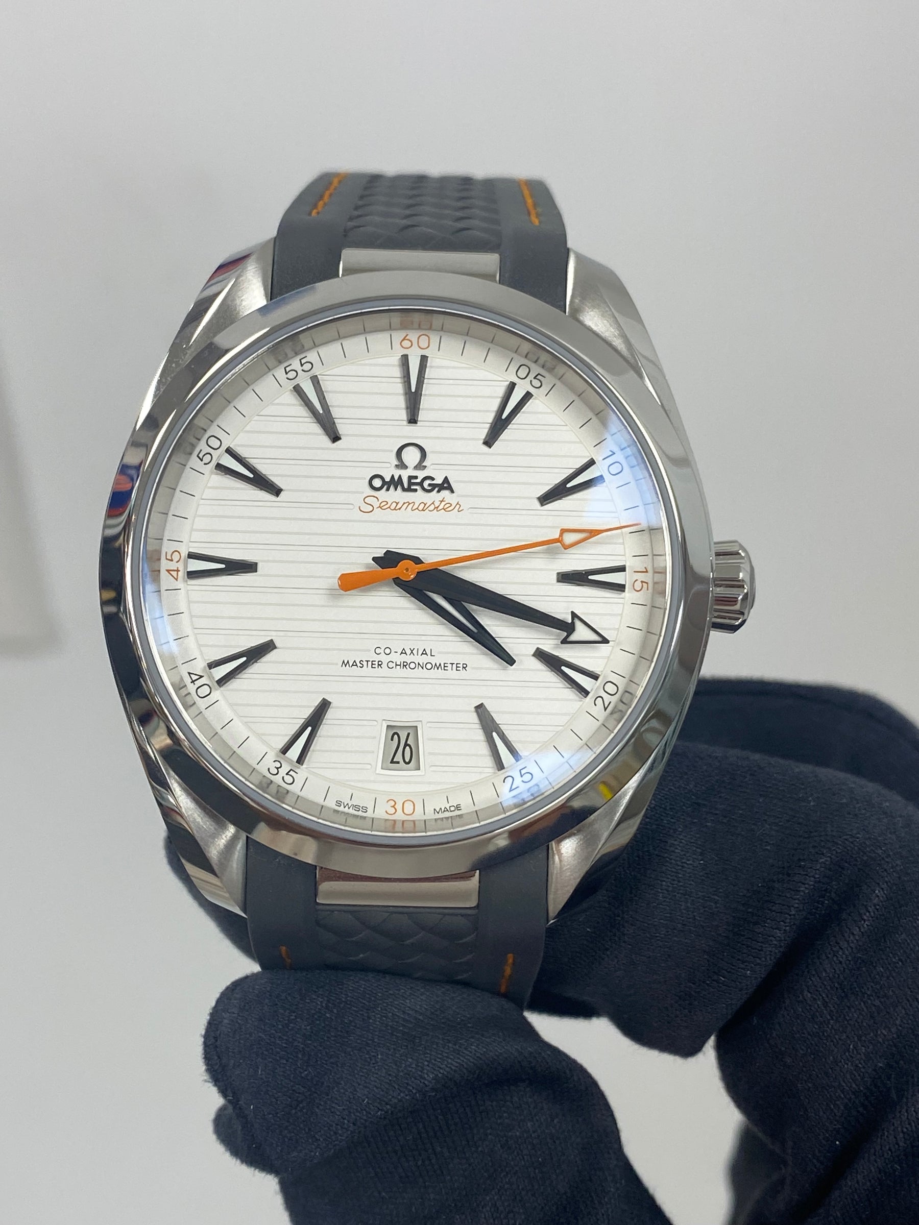 Omega Aqua Terra 150M Co-Axial Master Chronometer 220.10.41.21.02.001 Complete Open Date
