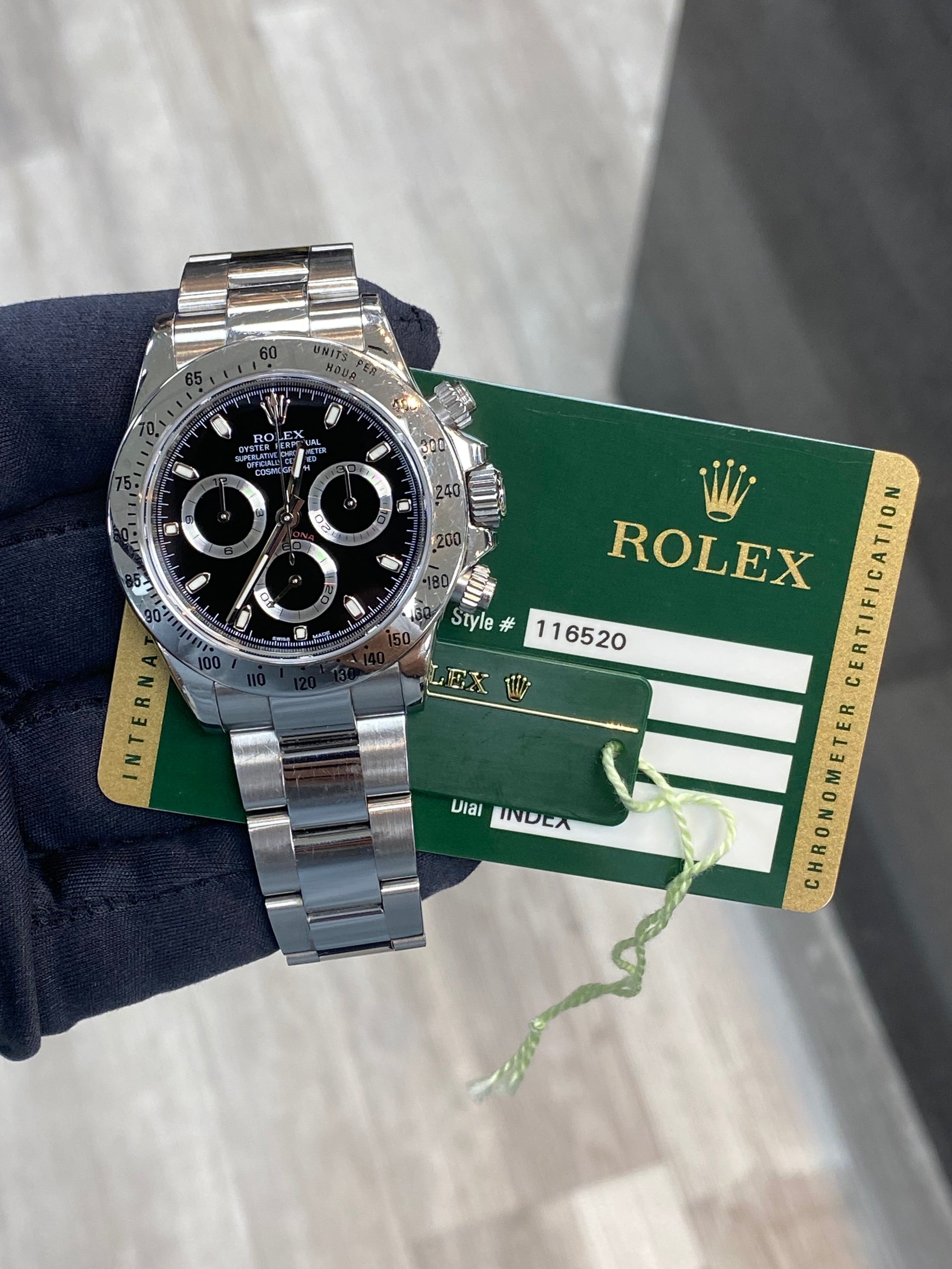 Rolex Daytona 116520 Card 2011