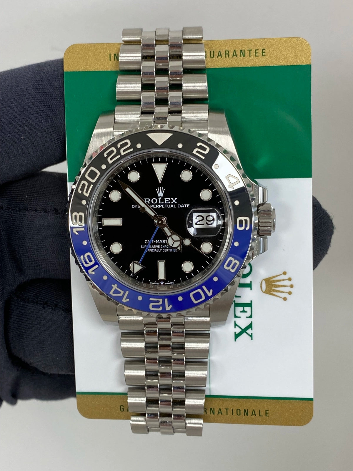Rolex GMT-Master II Batgirl 126710BLNR Card 2019